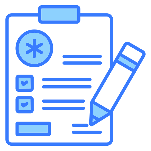 informe médico icono gratis