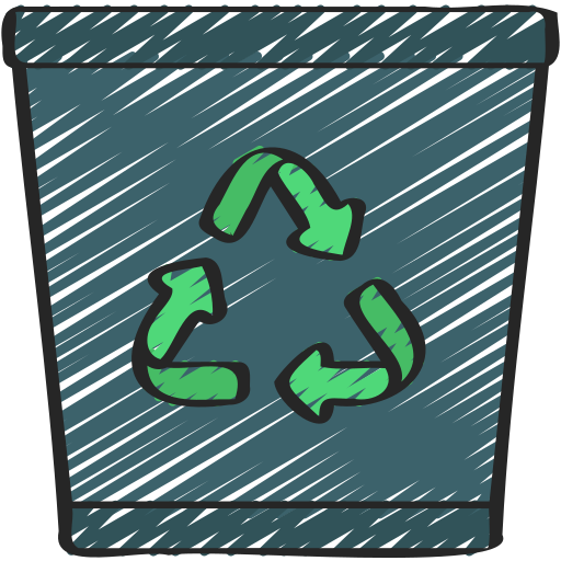 Recycle bin free icon