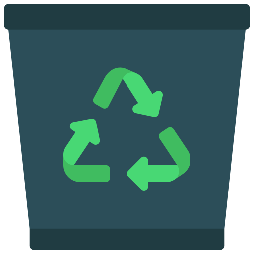 papelera de reciclaje icono gratis