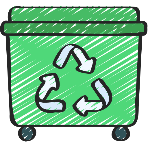 contenedor de basura icono gratis