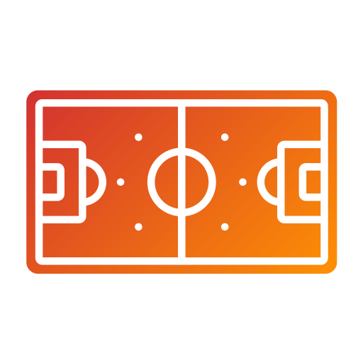 Football field Generic Flat Gradient icon