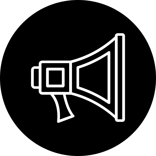 Megaphone free icon Megaphone free icon