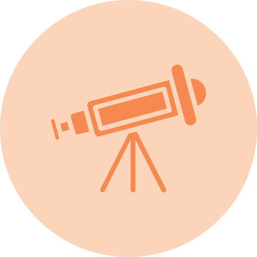 Telescope free icon