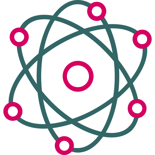 Atom Generic Outline Color icon