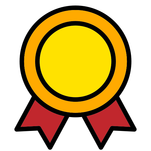 Medal Generic Outline Color icon