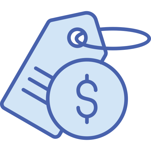 Price tag Generic Blue icon