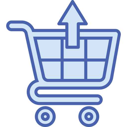 Remove from cart Generic Blue icon