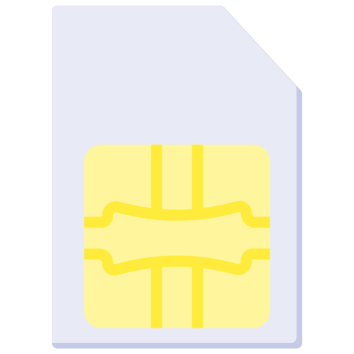 Sim card free icon Sim card free icon