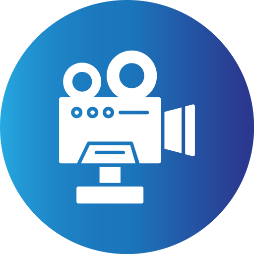 Video camera Generic Blue icon