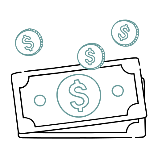 Dollar Bill Generic Outline Color Icon