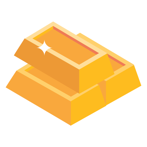 Gold Ingots Generic Isometric icon