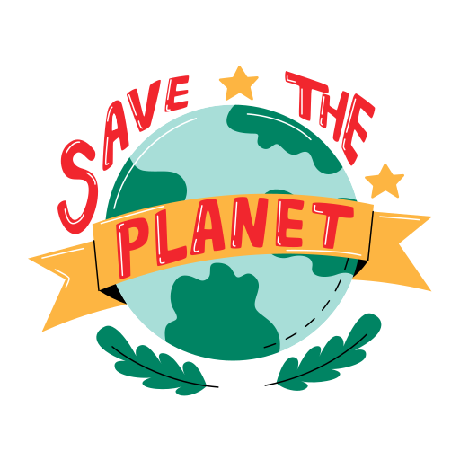 Save The Planet Stickers - Free Ecology And Environment Stickers