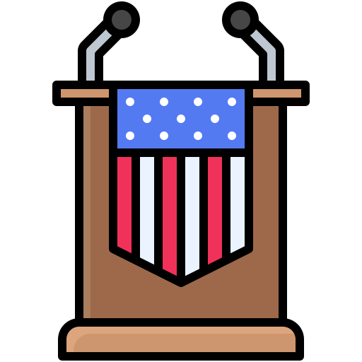 Lectern Generic Outline Color icon