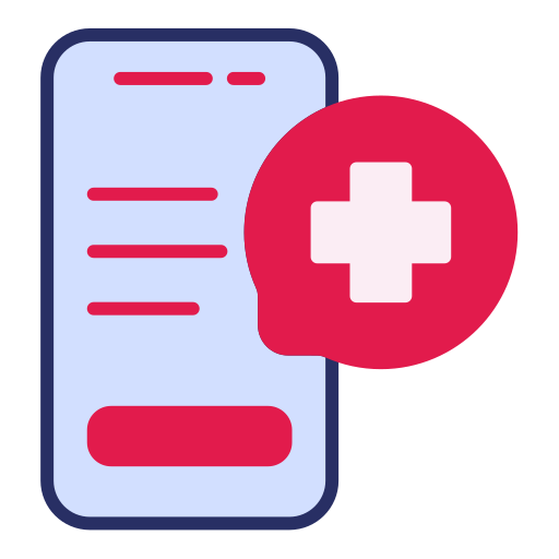 aplicación médica icono gratis
