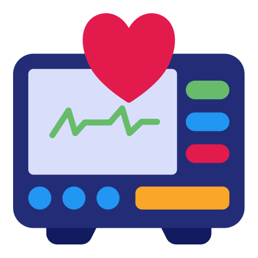 monitor de electrocardiograma icono gratis