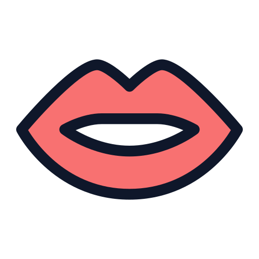 labios icono gratis