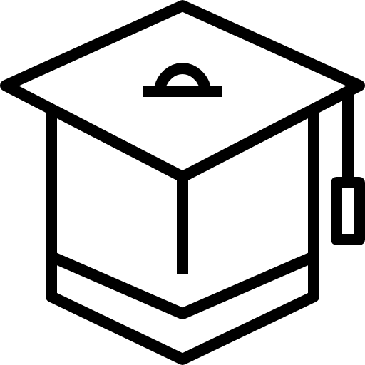 graduación icono gratis