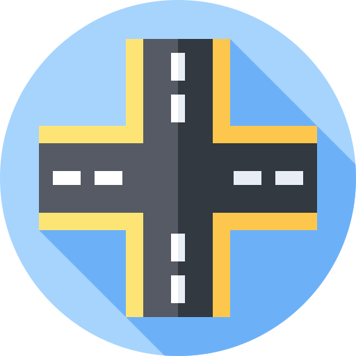 Crossing free icon Crossing free icon