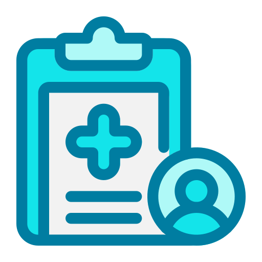 informe médico icono gratis