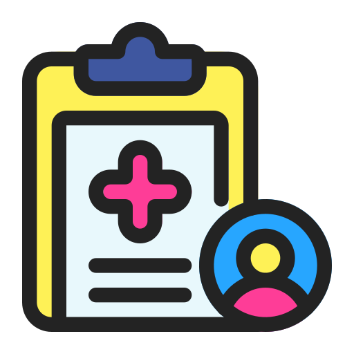 informe médico icono gratis