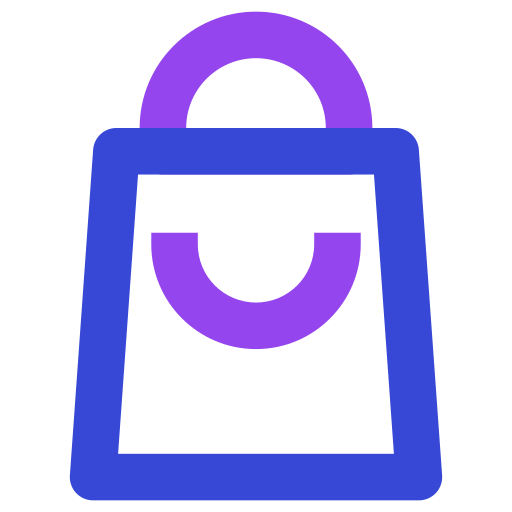 Shopping bag Generic Outline Color icon