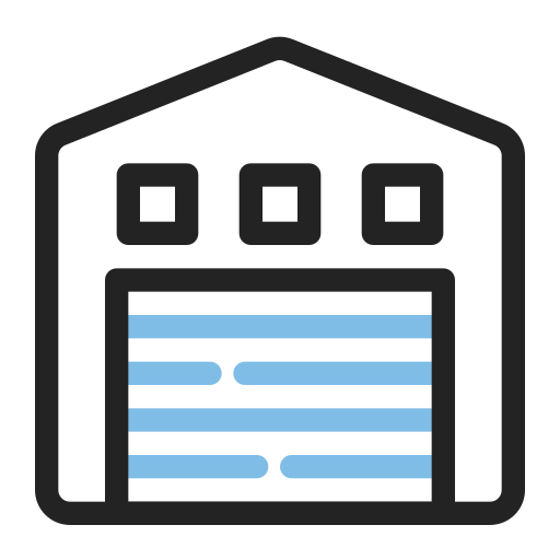 Warehouse Generic Outline Color icon