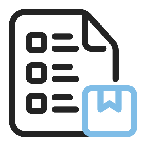 lista de empaque icono gratis