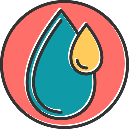 Water drop Generic Color Omission icon