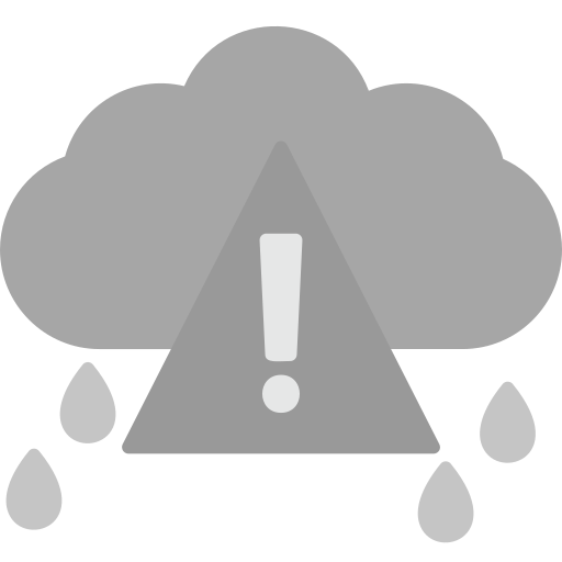 alerte météo Icône gratuit alerte météo Icône gratuit
