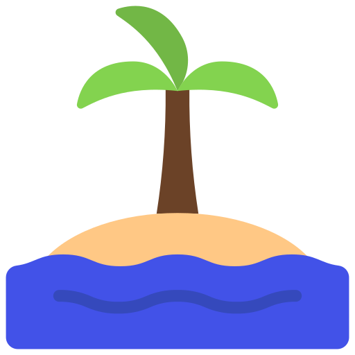 Island Juicy Fish Flat icon