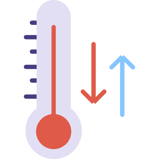 la temperatura icono gratis