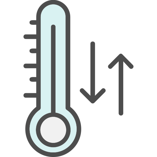 la temperatura icono gratis