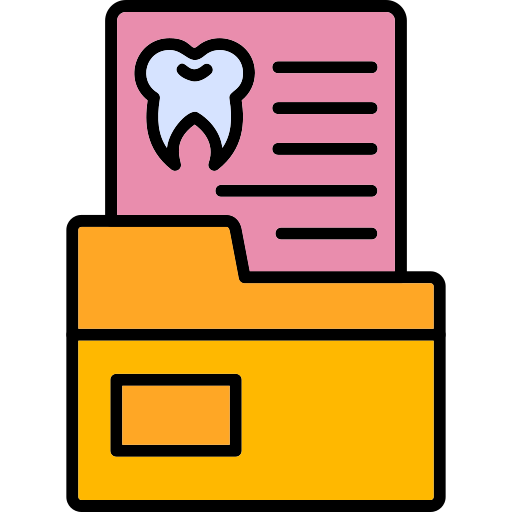 registro dental icono gratis