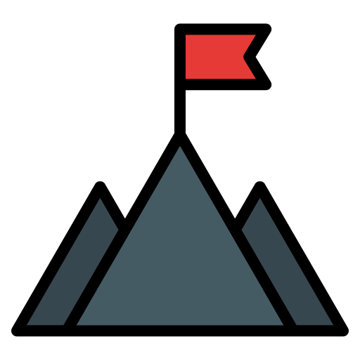 Mountain Generic Outline Color icon