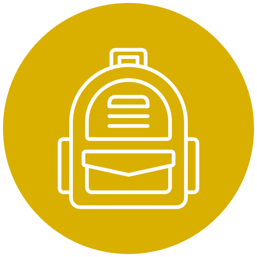 mochila icono gratis