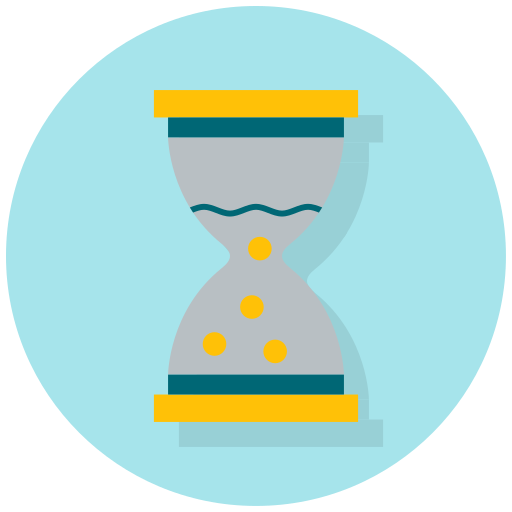 reloj de arena icono gratis