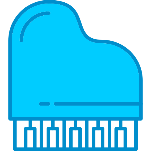 Piano Generic Blue icon