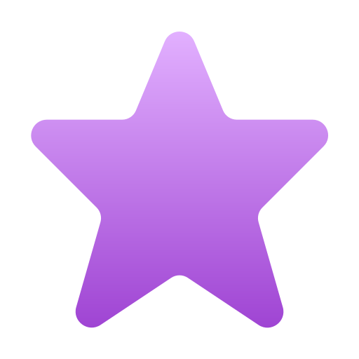 Star Generic Flat Gradient icon