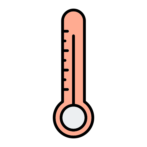 Thermometer Generic Outline Color icon