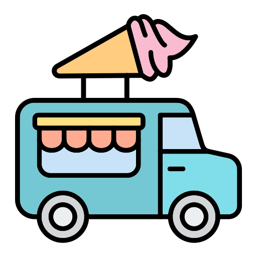 Ice cream truck Generic Outline Color icon