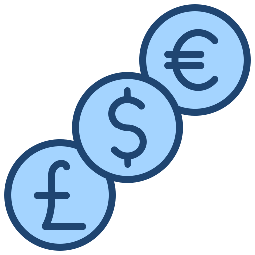 Currency Generic Blue icon