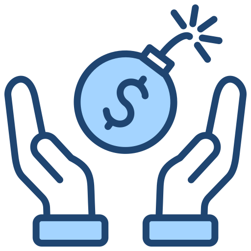 Debt free icon