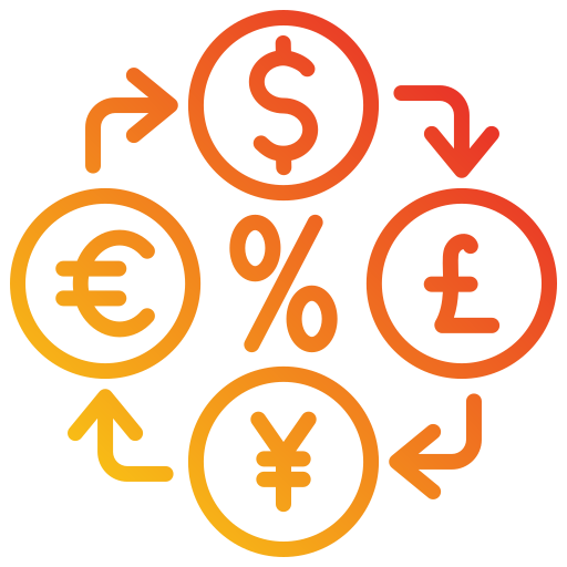 divisas icono gratis