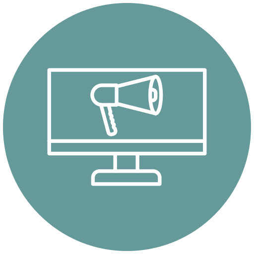 campaña icono gratis