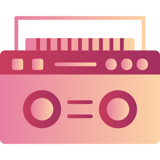 Boombox - Free electronics icons