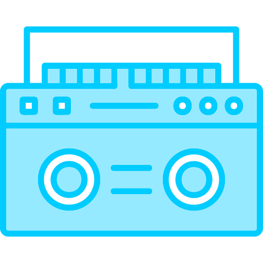 estéreo portátil icono gratis