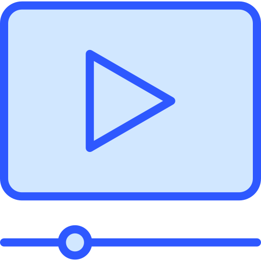 reproductor de video icono gratis