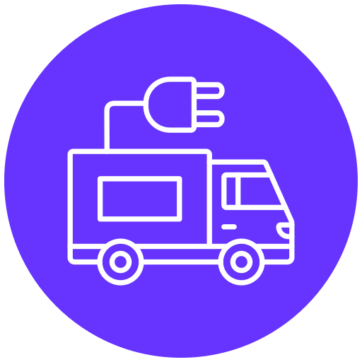 coche eléctrico icono gratis