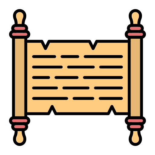 Scroll Generic Outline Color icon