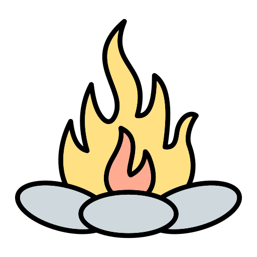 Firepit Generic Outline Color icon